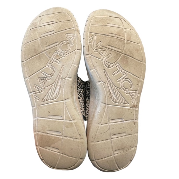 Well Worn Nautica Running shoes exercise sneakers size 8.5 - Picture 3 of 3